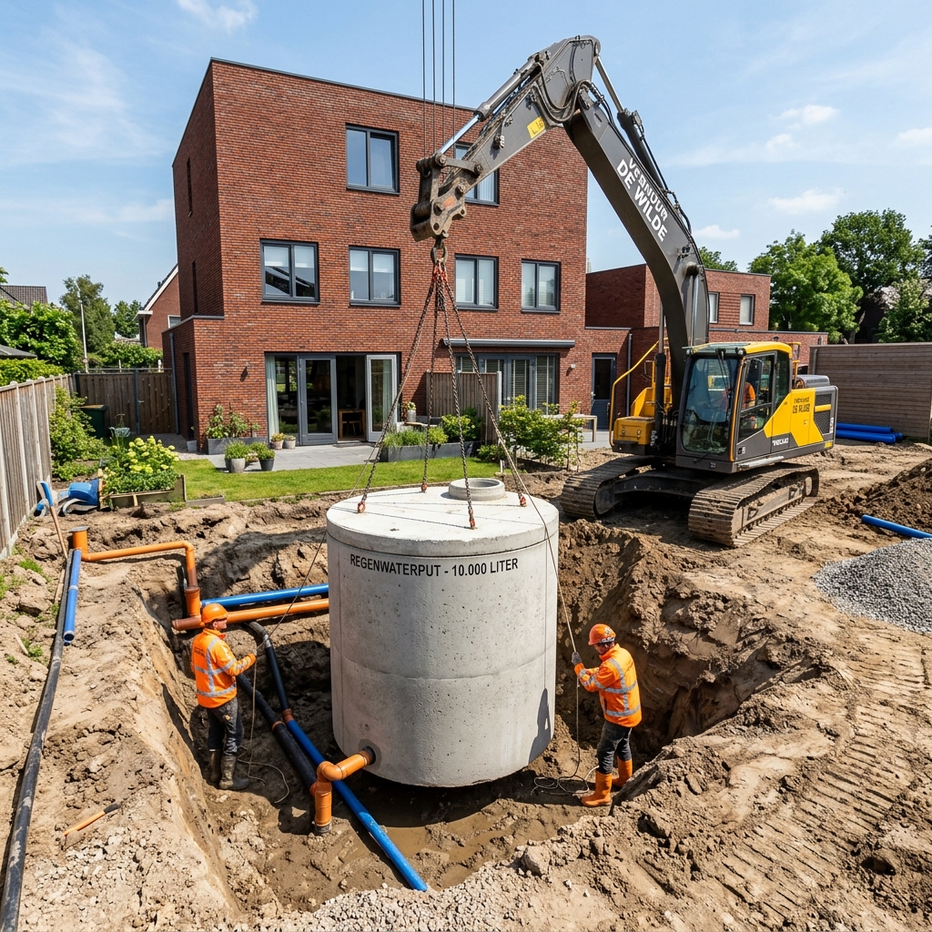 Regenwaterput installeren: Wetgeving, pompen & filters